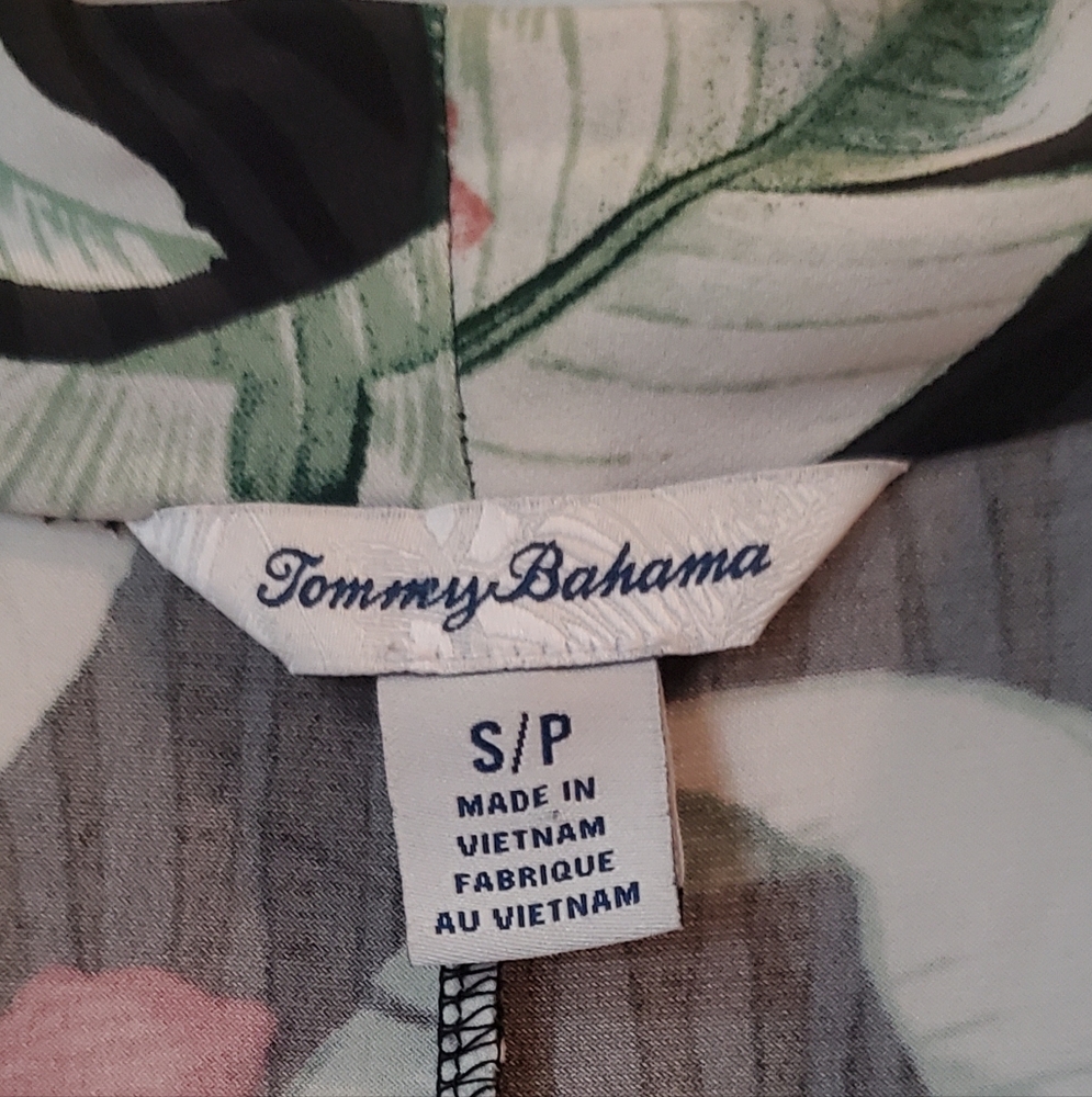 Tommy Bahama Oceanic Orchid Floral Sleeveless Maxi Dress Sz S Black, Red. NWOT - Picture 12 of 15